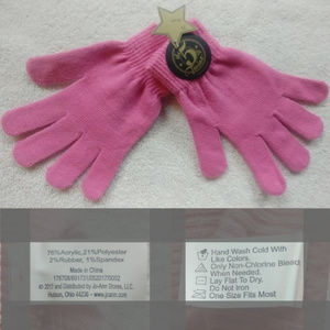 NWT 4/$16 BUNDLE Pink Stretch Glove Women